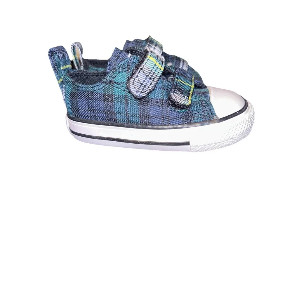 Converse CTAS 2V OX - DragonScale/Navy/White - A09327F‎ - Infant Size 4 NIB